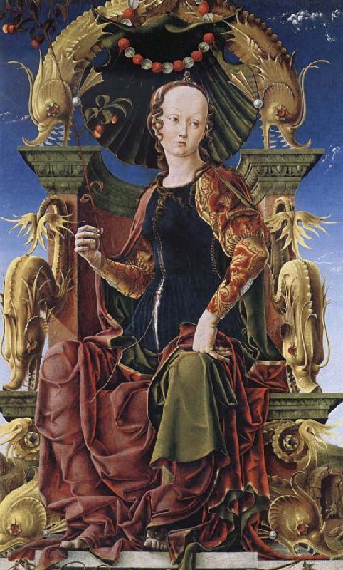 Cosimo Tura The Muse Erato Spain oil painting art